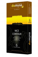 Презервативы - Презервативы с рёбрышками DOMINO Classic Nice Contour - 6 шт.