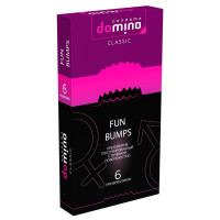 Текстурированные презервативы DOMINO Classic Fun Bumps - 6 шт.
