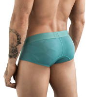 Зеленые мужские трусы-брифы Clever Sapphire Brief