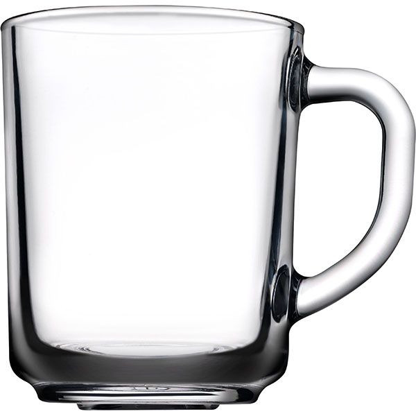 Кружка «Паб»;стекло;250мл;D=75,H=90,L=103мм;прозр.