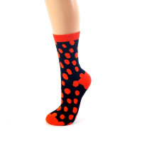 Набор из 2 пар носков Bamboo Socks - однотонные и в горошек