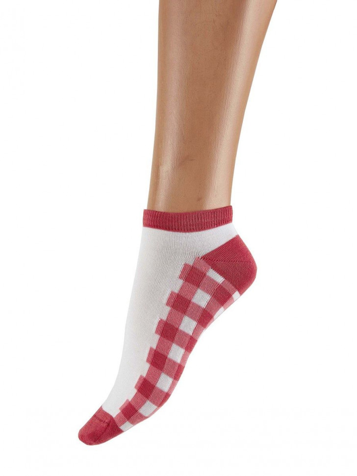 Набор из 2 пар носков Bamboo Socks - с вишенками и в клетку