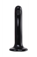 Черный стимулятор для пар P&G-Spot Dildo Size L - 19 см.