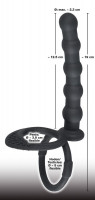 Насадка на пенис для двойного проникновения Cock & ball ring