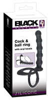 Мужские страпоны - Насадка на пенис для двойного проникновения Cock & ball ring