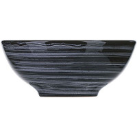 Салатник «Маренго»;керамика;300мл;D=135,H=55мм;черный,серый