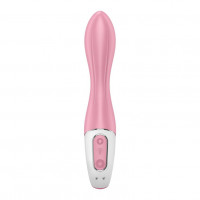 Розовый вибромассажер с функцией расширения Air Pump Vibrator 2 - 20,9 см.
