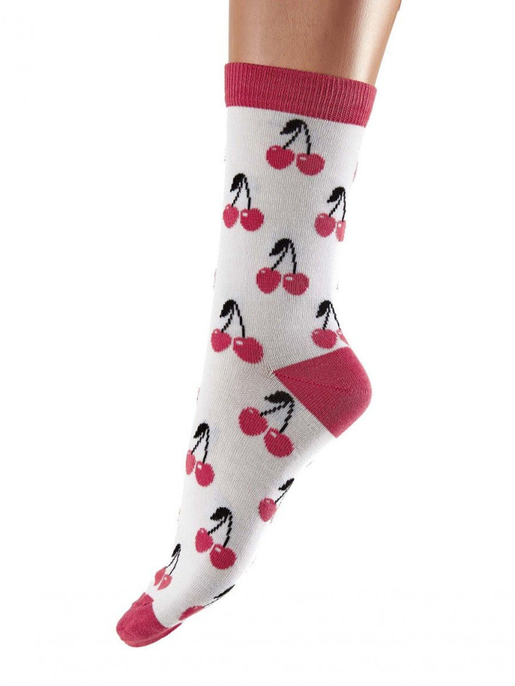 Набор из 2 пар носков Bamboo Socks - с вишенками и в горошек