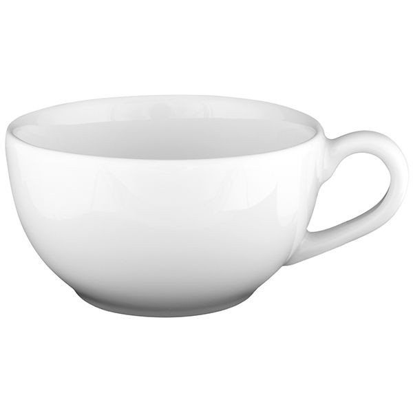 Чашка чайная «Белая» Классик;фарфор;210мл;D=102/129,H=51мм;белый