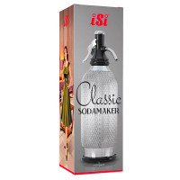 Сифон для содовой «Содамэйкер»;сталь нерж.,пластик;1л;,H=35см;прозр.