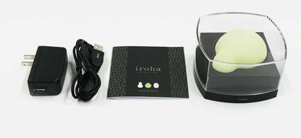 Зелёный вибромассажер для женщин IROHA MIDORI 