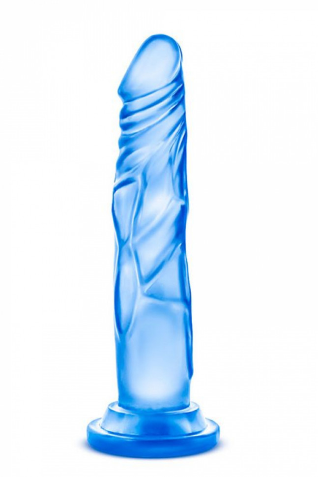Синий фаллоимитатор с присоской Sweet N’ Hard 5 Realistic 7.5-Inch Dildo - 19,3 см.