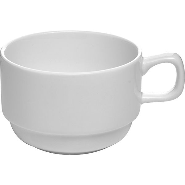 Чашка чайная «Кунстверк»;фарфор;200мл;D=85,H=50,L=110мм;белый