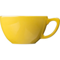 Чашка кофейная «Пур-Амор»;фарфор;300мл;D=110/60,H=65,L=140мм;желт.,белый