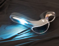 Медицинский фетиш - Вагинальный расширитель Vibrating Speculum с вибрацией и подсветкой