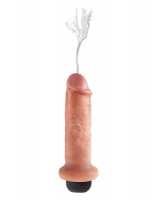Фаллоимитатор с имитацией семяизвержения 6  Squirting Cock - 17,8 см.