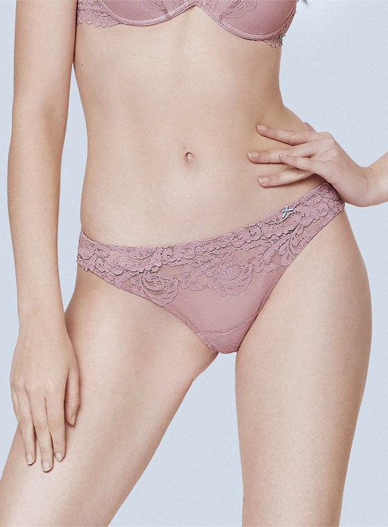 Комплект Pizzo Romantic: бюстгальтер-бралетт и трусики-бразилиана