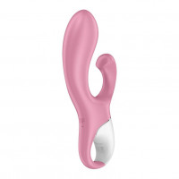 Розовый вибратор-кролик с расширением Air Pump Bunny 2 - 20,4 см.