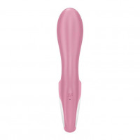 Розовый вибратор-кролик с расширением Air Pump Bunny 2 - 20,4 см.