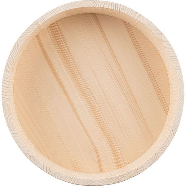 Кадка для риса;бамбук,пластик;D=270,H=75мм;бежев.