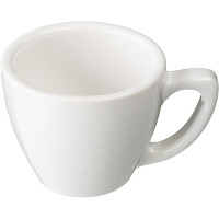 Чашка кофейная «Пур-Амор»;фарфор;80мл;D=66/40,H=55,L=90мм;белый