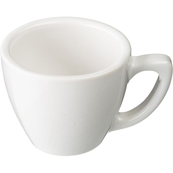 Чашка кофейная «Пур-Амор»;фарфор;80мл;D=66/40,H=55,L=90мм;белый