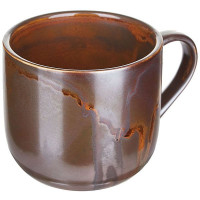 Чашка чайная «Мак»;фарфор;350мл;D=9/6,H=8см;медный