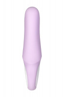 Сиреневый вибратор Satisfyer Charming Smile - 18,5 см.