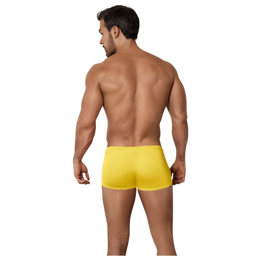 Желтые мужские плавки-боксеры Malibu Swimsuit Trunks