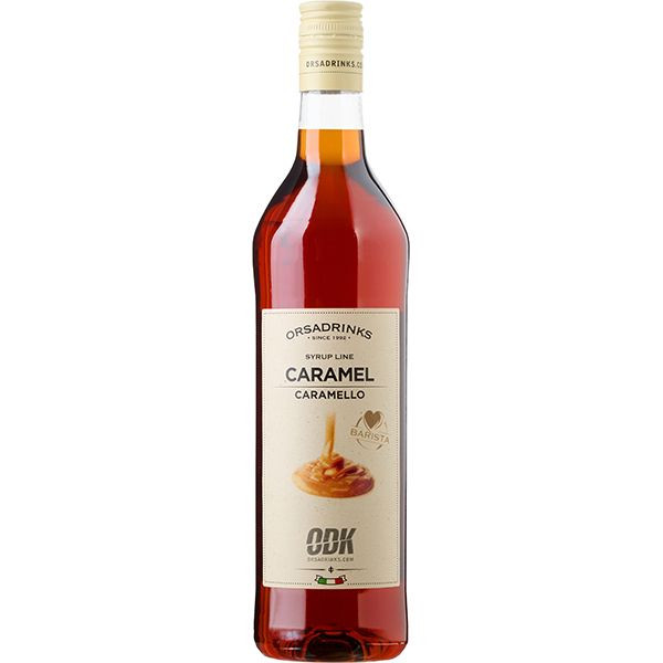 Сироп «Карамель» ODK;пластик;1л;D=8,H=32см