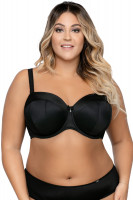 Бюстгальтер-балконет plus size с гладкими чашками без отделки