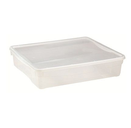 Прозрачный контейнер для продуктов с крышкой (объем 9 л.)