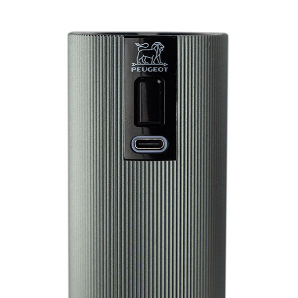 Мельница для перца «Лайн» электрическая с USB зарядкой;алюмин.;,H=15см;граф.