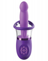 Фиолетовая помпа-вибратор Ultimate Pleasure Pro Plus