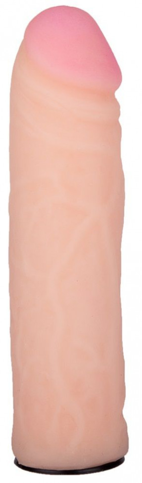 Пояс-трусики с насадкой Glamour Silver - 15,5 см.