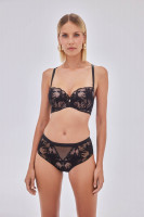Трусики-слипы Boudoir из роскошного кружева и сетки