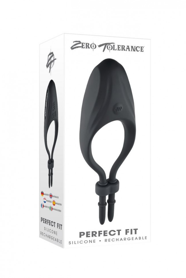 Черное эрекционное вибролассо Perfect Fit