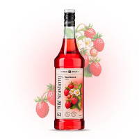 Сироп «Земляника» Pinch&Drop;стекло;1л;D=85,H=330мм;красный