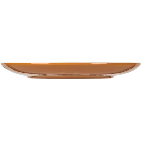 Тарелка мелкая;керамика;D=22,H=2см;желт.