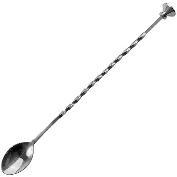 Ложка барная с мадлером;сталь нерж.;,L=240,B=37мм;серебрист.