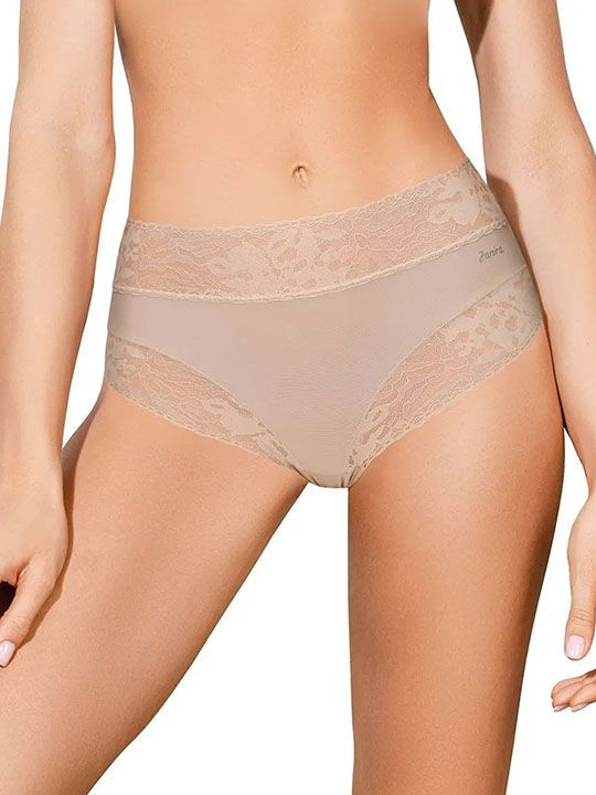 Трусики-слип со средней линией талии Soft lace