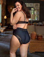 Трусики-слипы с высокой линией талии Soft lace