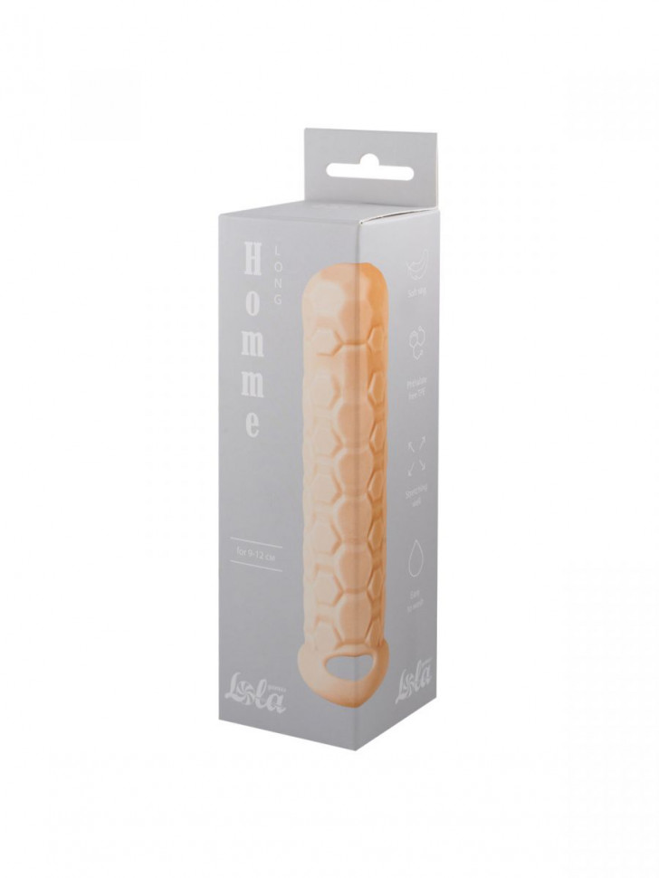 Телесный фаллоудлинитель Homme Long - 13,5 см.