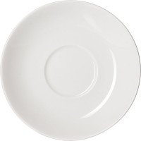 Блюдце «Кунстверк»;фарфор;D=150/54,H=20мм;белый