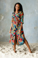 Платья - Платье-туника Dominica с ярким принтом