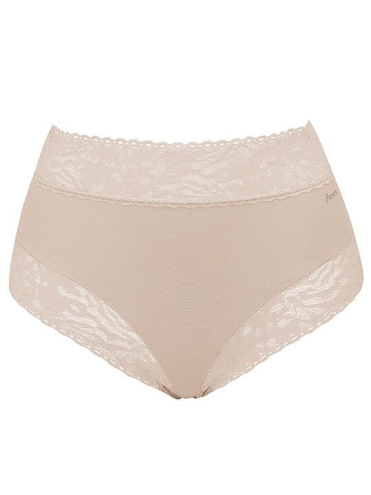 Высокие трусики-слипы с кружевной отделкой Soft lace