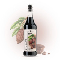 Сироп «Шоколад» Pinch&Drop;стекло;1л;D=85,H=330мм;черный