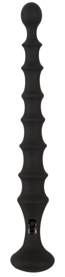 Черная анальная ёлочка Magic Anal Wand - 26,9 см.