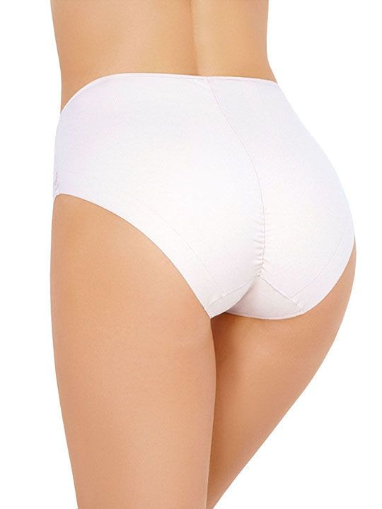 Высокие хлопковые трусики с кружевом Lace Cotton Band