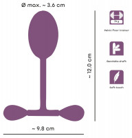 Сиреневый тренажер мыщц тазового дна Vaginal Trainer